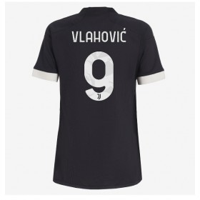 Damen Fußballbekleidung Juventus Dusan Vlahovic #9 3rd Trikot 2023-24 Kurzarm